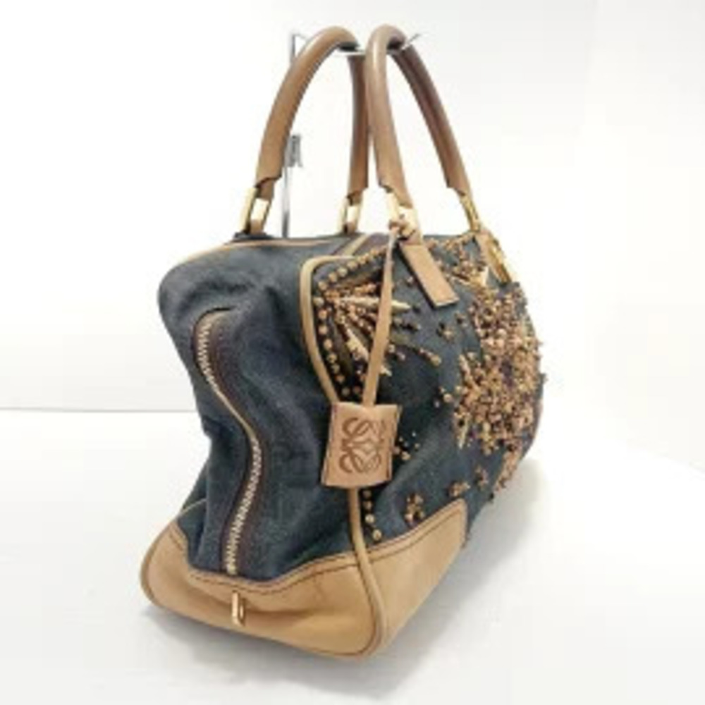 Loewe Amazona Handbag Edicion Espesial Verano Black Brown Ivory White